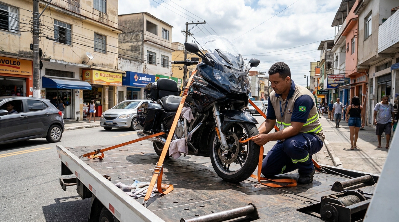Remoção de Moto em Pane em São Bernardo do Campo‑SP